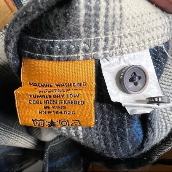 Taylor Vintage Brushed Heavy Twill Overshirt Shacket 100%Cotton Size Small - Picture 5 of 8